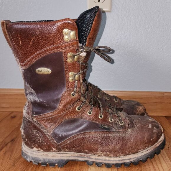 Irish Setter by Red Wing Shoe Company Brown Leather Hunting Boots Sz 11 - Picture 1 of 11